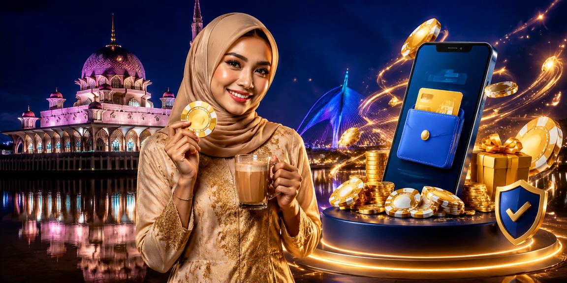 Pengguna di Putrajaya membuat deposit ke akaun ninelotto menggunakan kaedah pembayaran tempatan Malaysia