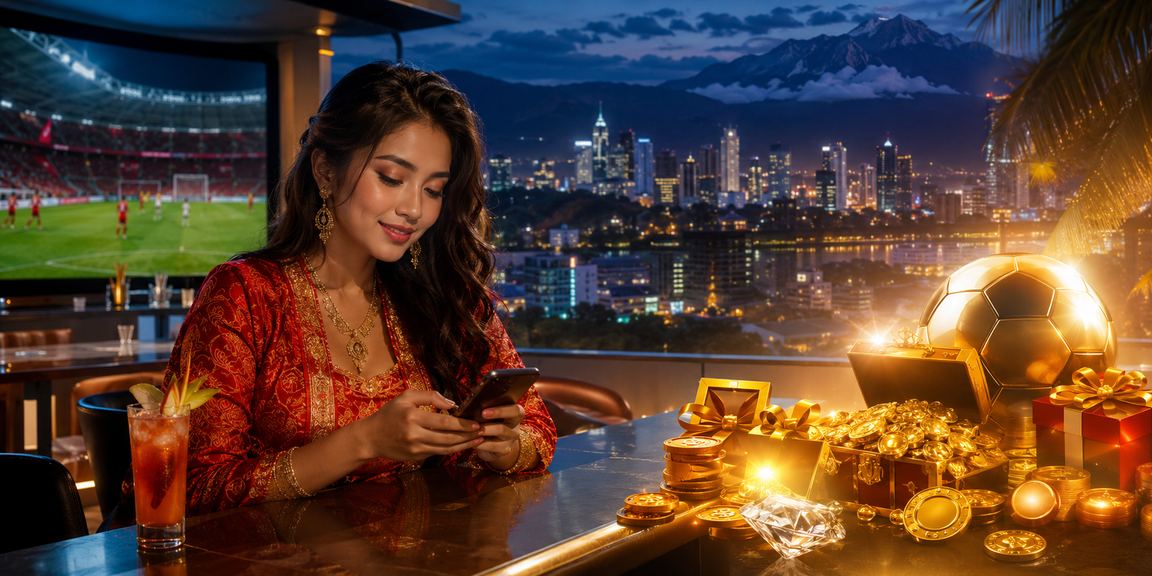 Pengguna di Sabah memasang aplikasi pertaruhan bola sepak ninelotto pada telefon Android
